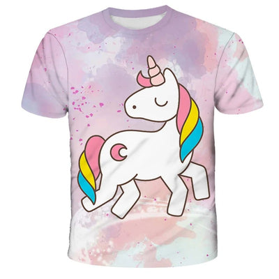 T-Shirt Licorne Fille