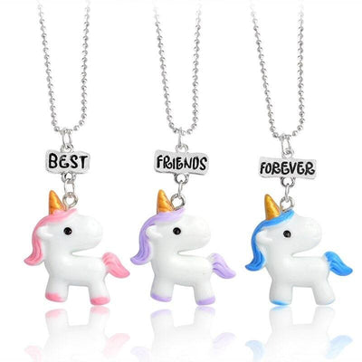 Collier Licorne Best Friend Forever