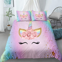 Housse de Couette Licorne 140x200 cm