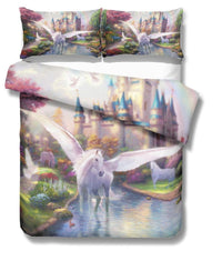 Housse de Couette Licorne Cheval Ailé