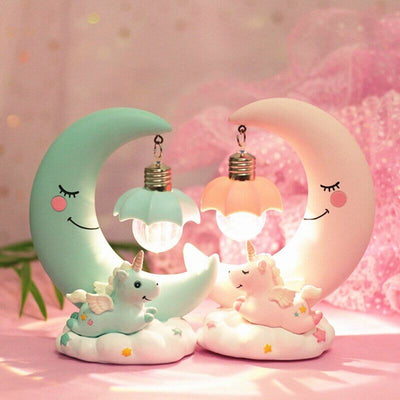 Lampe de Chevet Fille Licorne