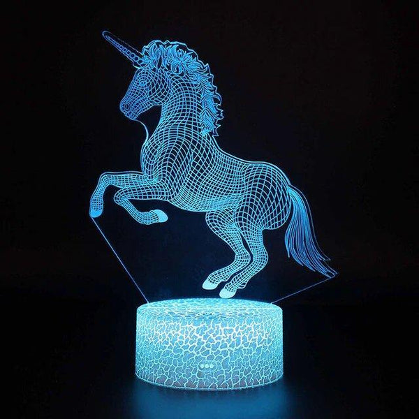 Lampe Licorne 3D