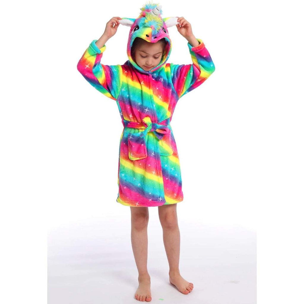 Peignoir Licorne Arc-en-Ciel Original Univers Licorne