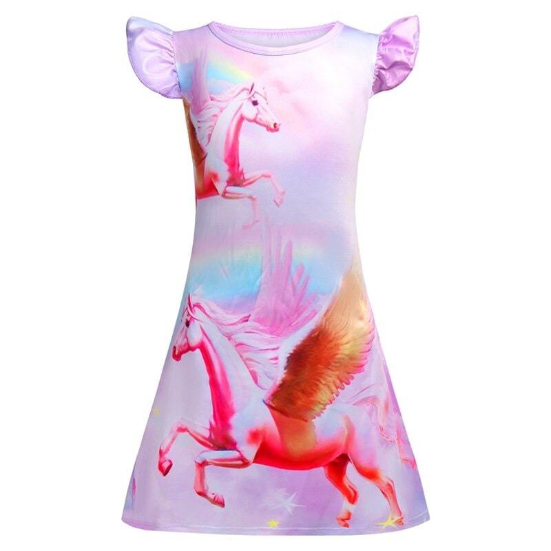 Robe Bébé Licorne Taille 0-3 Mois - Portée Une Seule Fois, Très Bon état, Parfaite Pour Cadeau Ou Photo