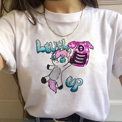 T-shirt Geek pour Femme blanc