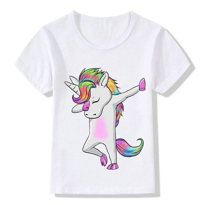 T-Shirt Licorne pour Fille pas Cher