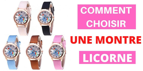 Choisir une Montre licorne pour enfant
