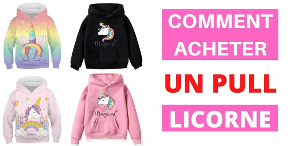 Comment acheter un Pull Licorne 