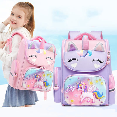 Cartable Licorne 3D 