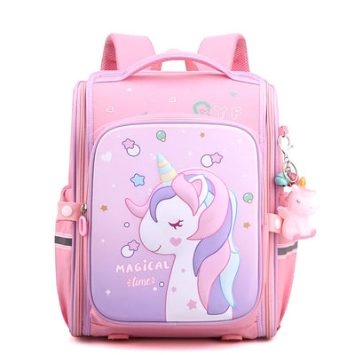 Cartable Licorne maternelle rose