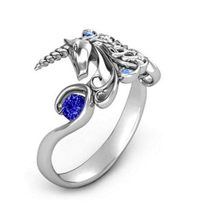 Bague Licorne Zirconium 