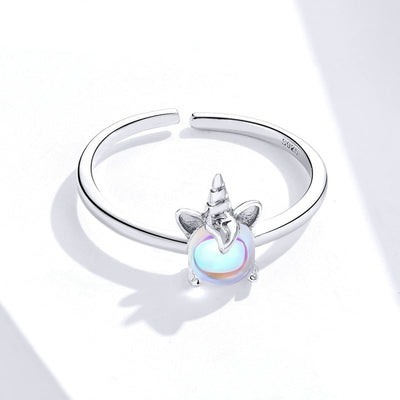 Bague Licorne Fille Argent Sterling 925