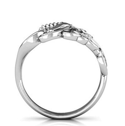 Bague Licorne Zirconium Bleu