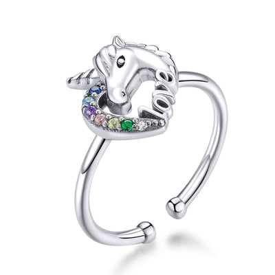 Bague Licorne Argent Sterling 925