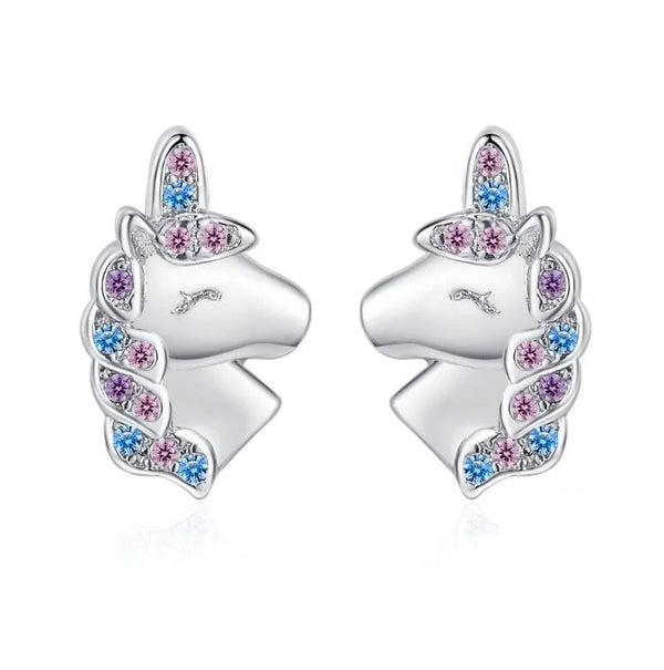 PinkSheep Lot de 6 paires de boucles d'oreilles à clip pour petites filles, licorne arc-en-ciel, Plastique, Zinc, Clip, boucles d'oreilles PinkSheep Lot de 6 paires de boucles d'oreilles à clip pour petites filles, licorne arc-en-ciel, Plastique, Zinc, Clip, boucles d'oreilles