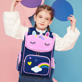 Cartable Licorne Bleu Marine 