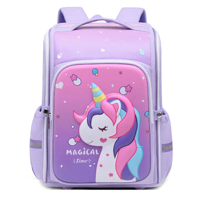 Cartable Licorne Violet Étanche