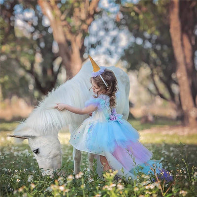 Robe Licorne Fille Princesse