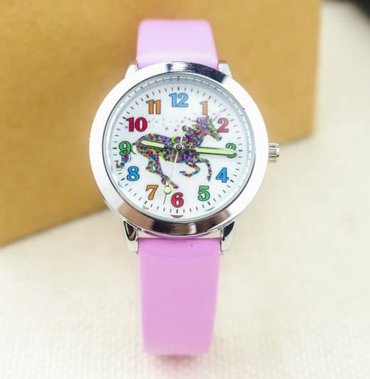 Montre Licorne Magique Rose