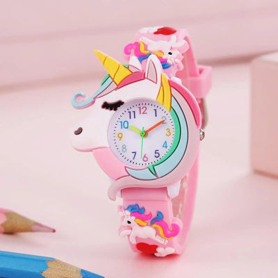 Montre Licorne Rose
