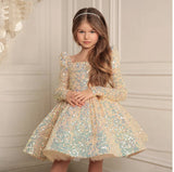 Robe cérémonie fille beige