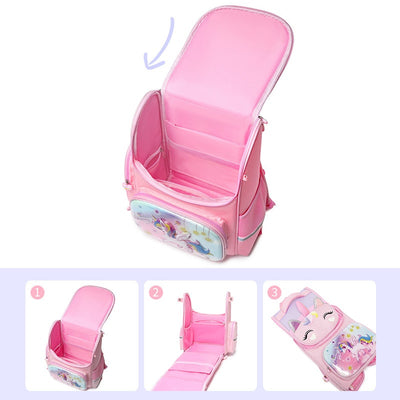 Cartable Licorne 3D Violet