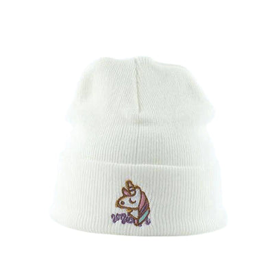 Bonnet Licorne Blanc