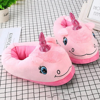 Chausson Licorne Rose
