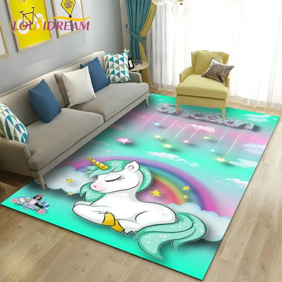 Tapis Licorne Garçon