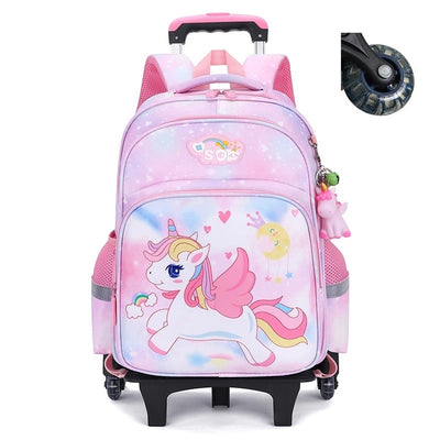 Cartable Licorne Roulettes