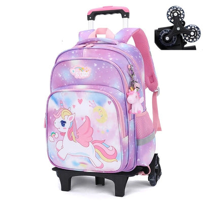 Cartable Licorne avec Roulettes 