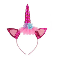 Lot 5 Serre-Tête Perruque Licorne – Cosplay Arc-en-Ciel Fille Enfant & Adulte