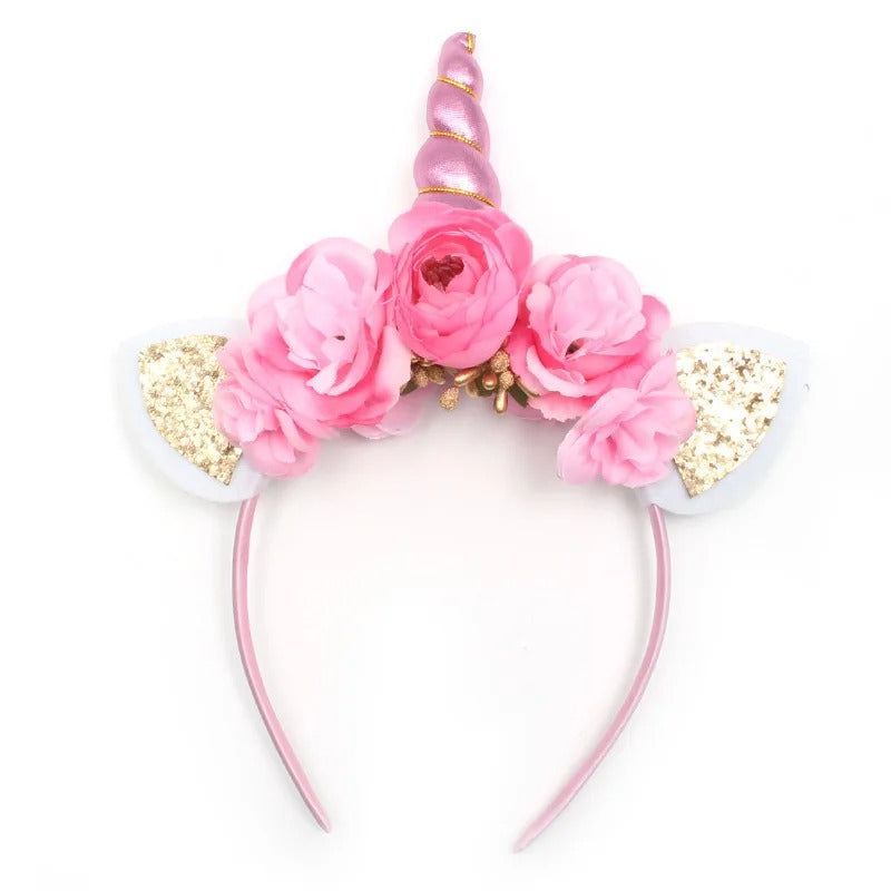 5 Serre-têtes Licorne Lumineux Avec Oreilles - Pour Fêtes, Anniversaires, Halloween Et Cosplay - 5