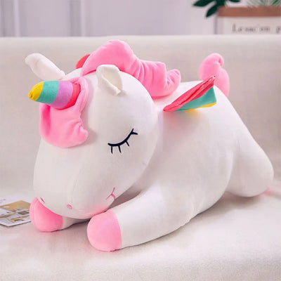 Peluche Licorne Blanche