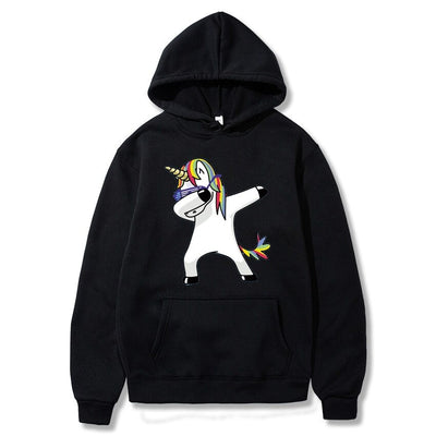 Pull Licorne Noir