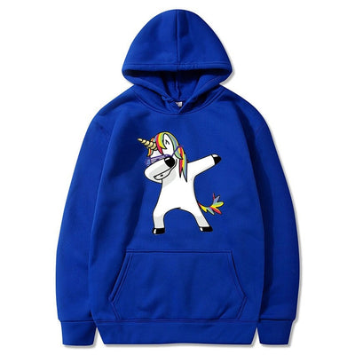 Pull Licorne Adulte Bleu