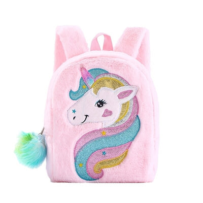 Mini Sac à Dos Licorne Peluche