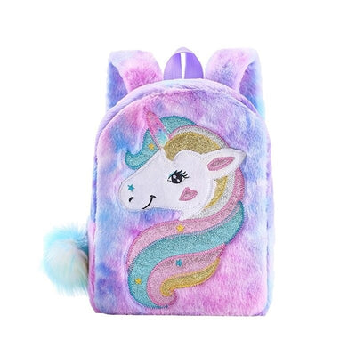 Mini Sac à Dos Licorne Peluche