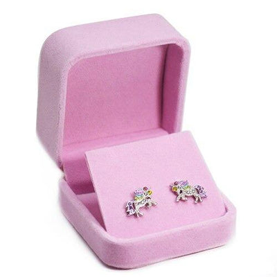 Boucles d’Oreilles Licorne Arc-en-Ciel