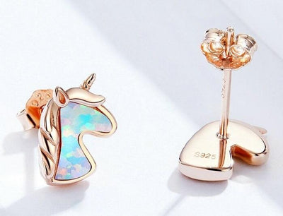 Boucles d’Oreilles Licorne (Argent)