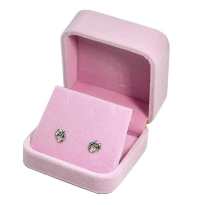 Boucles d’Oreilles Licorne Diamant (Argent)