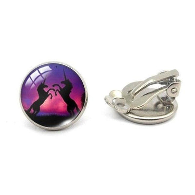 Boucles d’Oreilles Licorne Duo (clip)