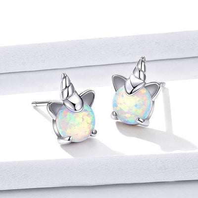 Boucles d’Oreilles Licorne Corne de Licorne 
