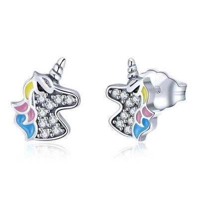 Boucles d’Oreilles Licorne Fantaisie
