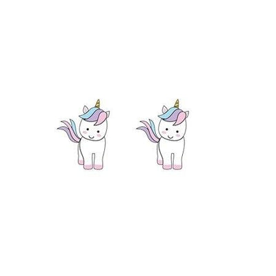 Boucles d’Oreilles Licorne Fillette