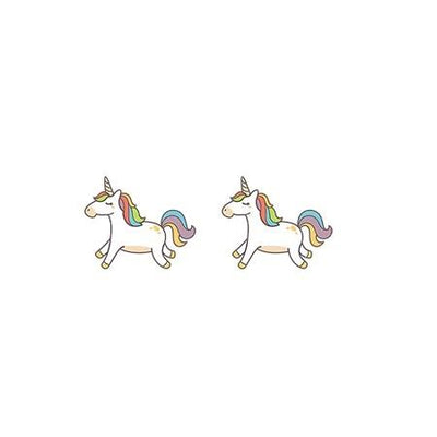 Boucles d’Oreilles Licorne Kawaii
