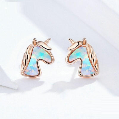 Boucles d’Oreilles Licorne en Or 