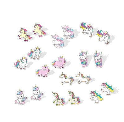 Boucles d’Oreilles Licorne Enfant Tête de Licorne