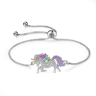 Bracelet Animal Licorne Argent