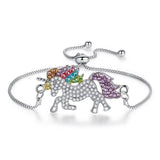 Bracelet Animal Licorne Argent